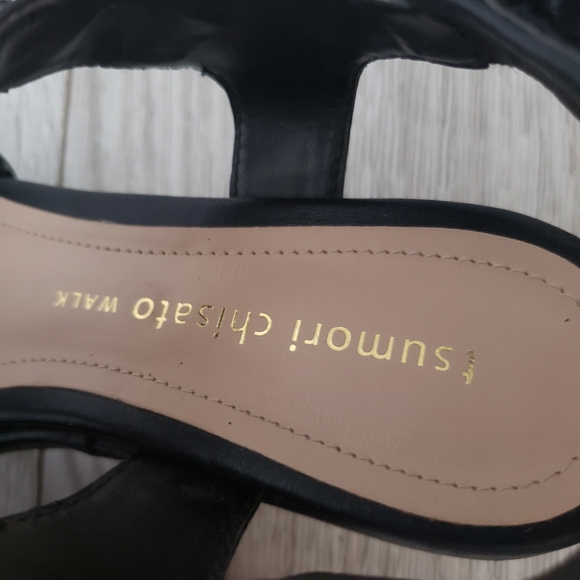 Tsumori Chisato jewel gem black platform size 6 - Picture 5 of 10